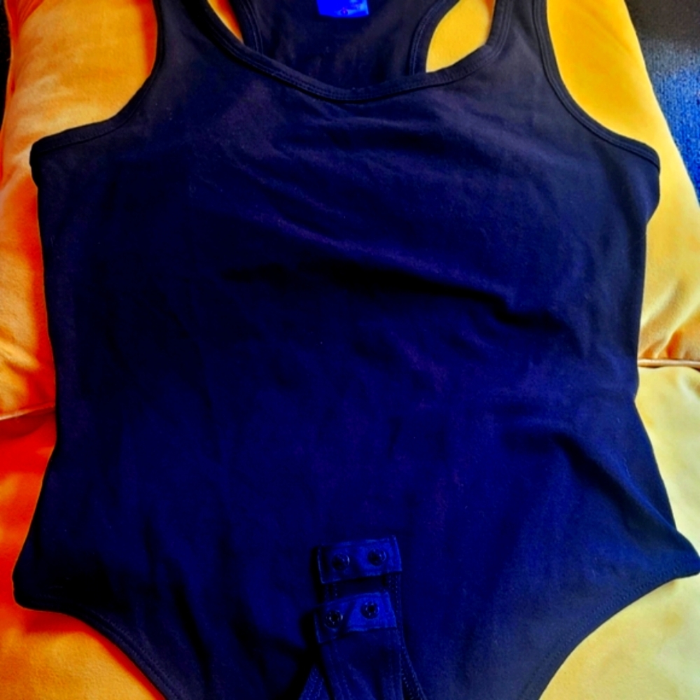 Black one piece body suit XS (1)